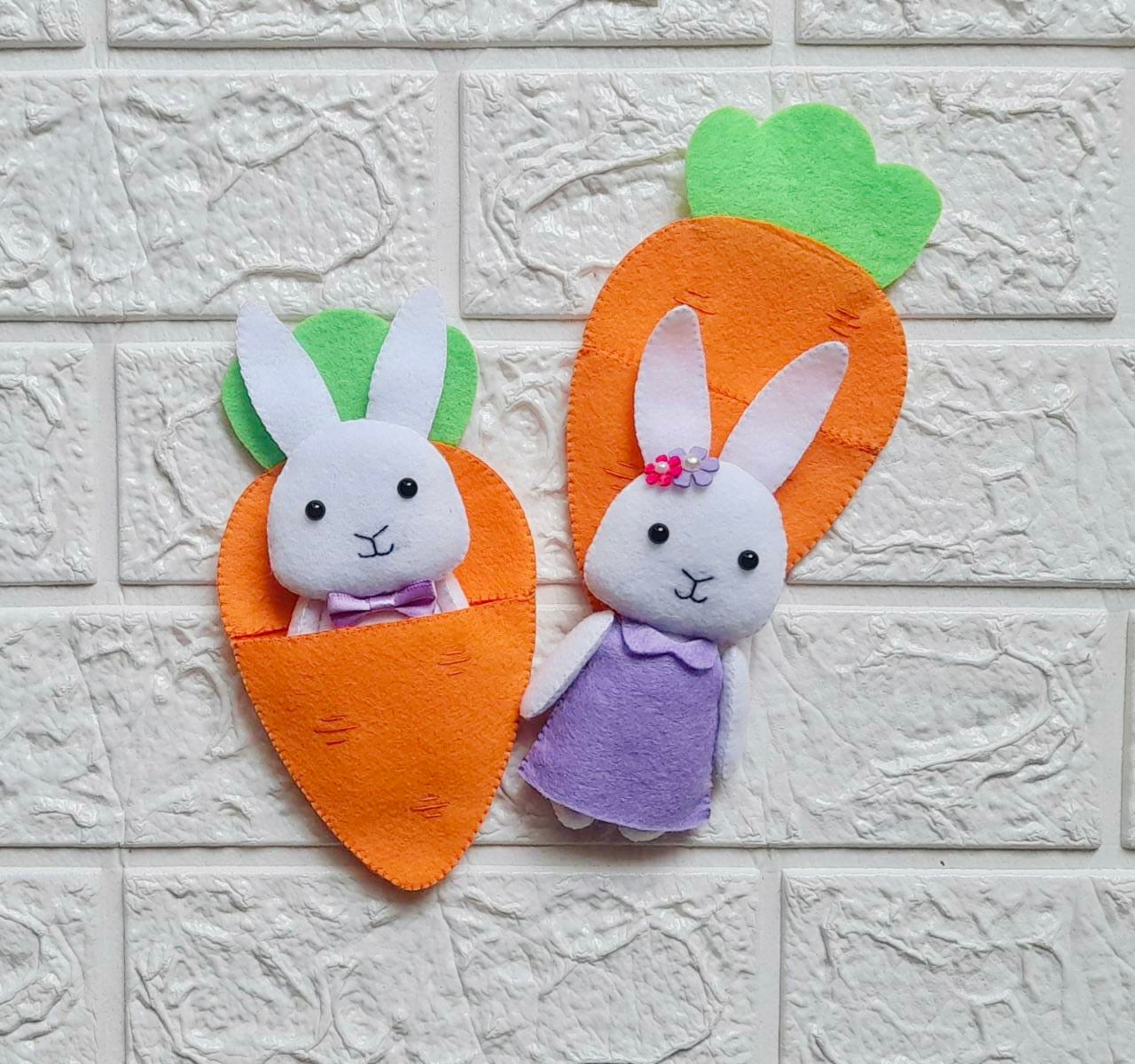 Bunny with Sleeping Bag