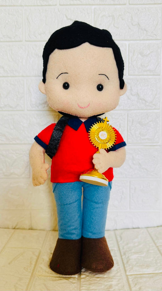 Saint Carlos Acutis Doll