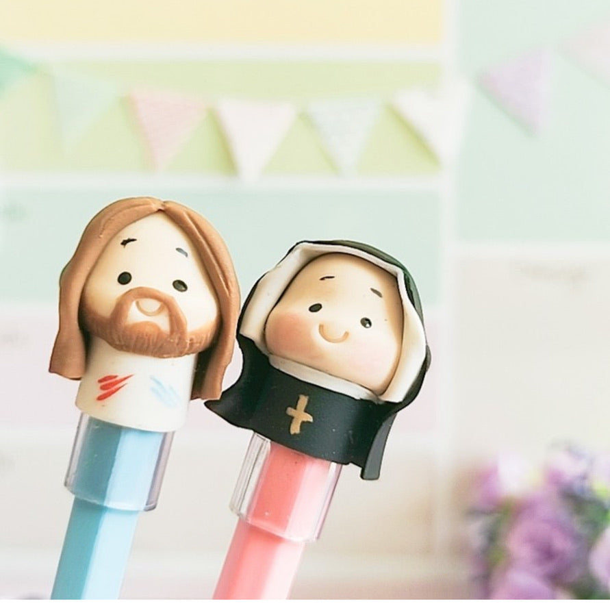 Saint Theme Pencil toppers