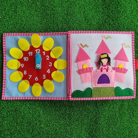 Ballerina girl cover page toddler /preschool busy book .