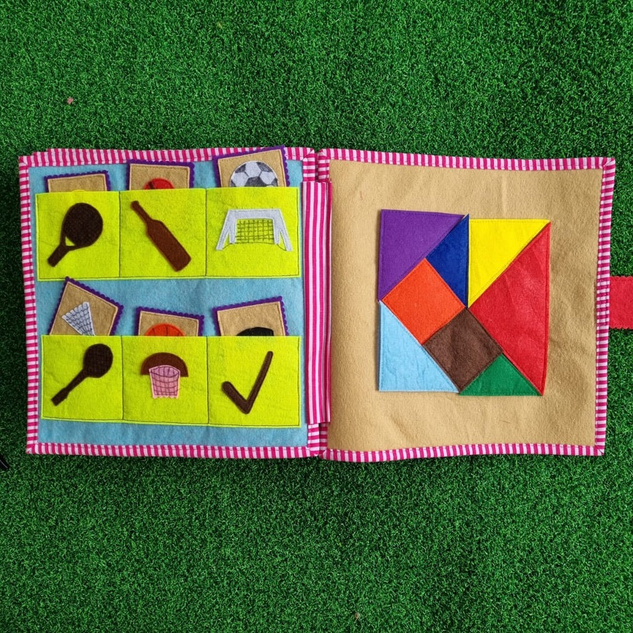 Ballerina girl cover page toddler /preschool busy book .