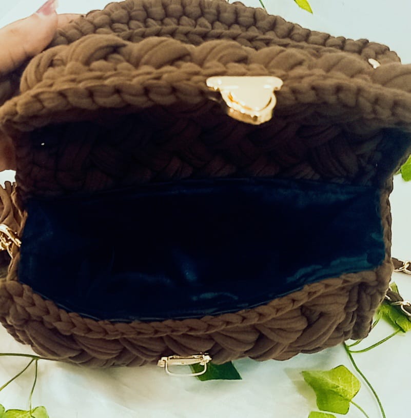 Crochet Luxury handbag/ shoulder bag