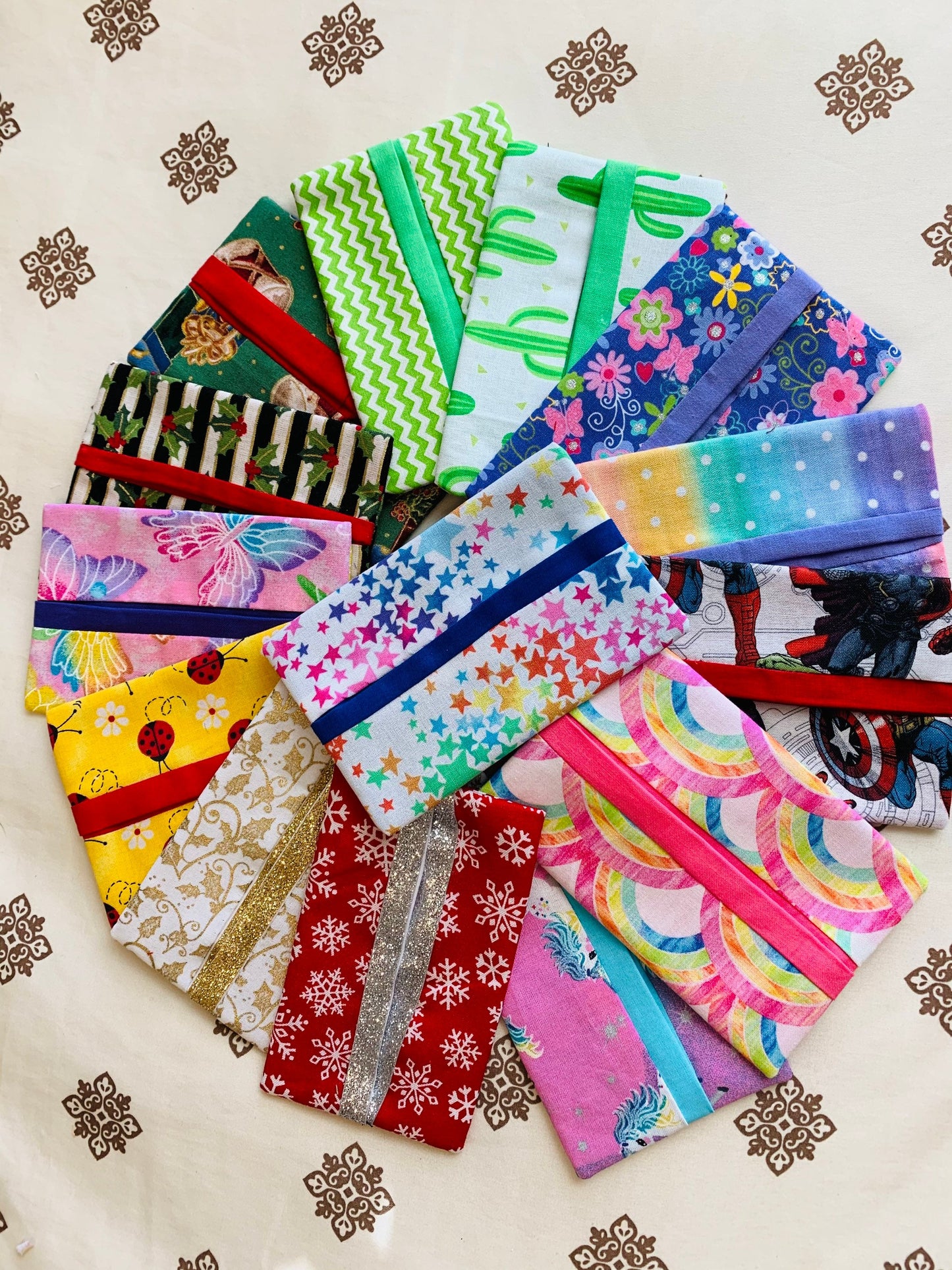 Unicorn, Fabric Tissue Holder, Pocket Tissue Holder, Mini Tissue Pouch, Travel Tissue Holder, Pocket Tissue Cover, Kleenex Case