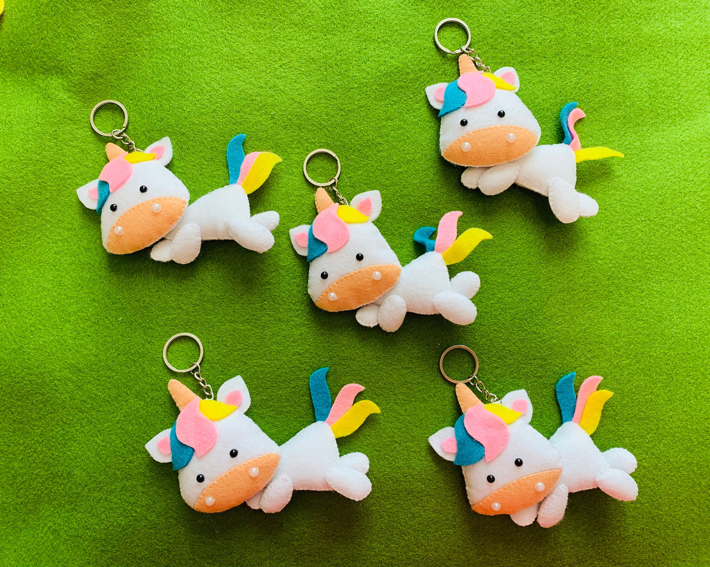 Unicorn key chain, keychains for girls, Unicorn theme keychains, Unicorn ornament, kids as gifts