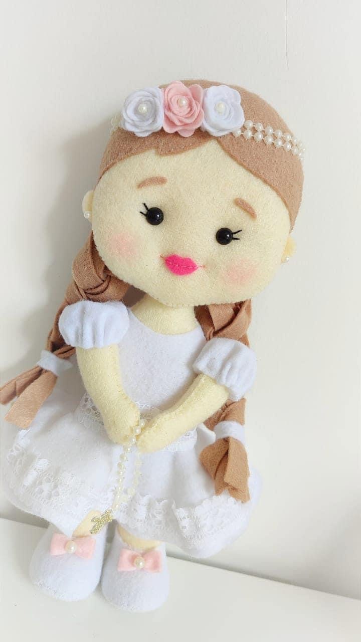 1st communion doll , first communion gift, first communion doll with name, Personalized First communion doll