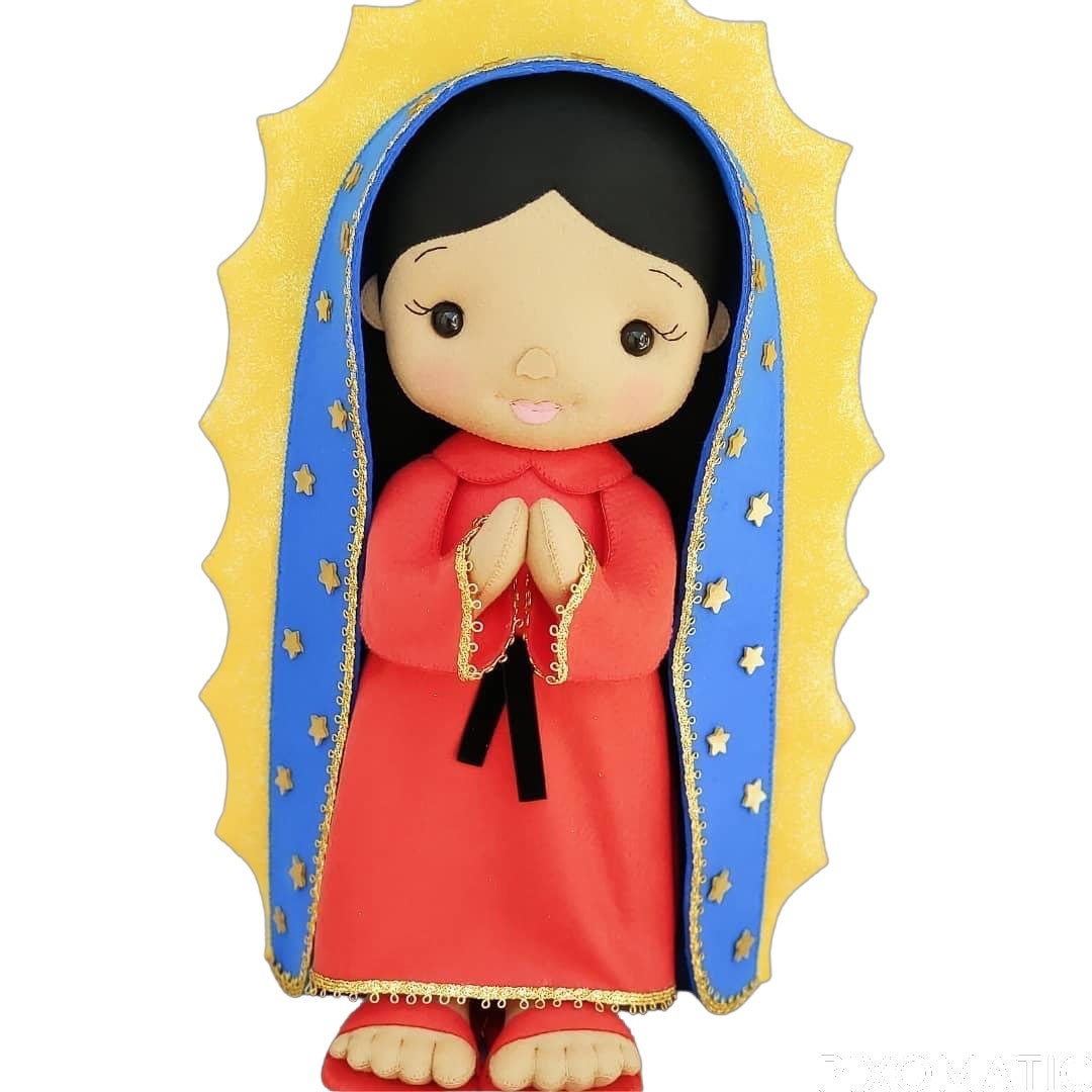 Our lady of Guadalupe doll, Marian doll, our lady of Guadalupe statue, our Lady of Guadalupe ornament, Catholic gift , saint Mary doll