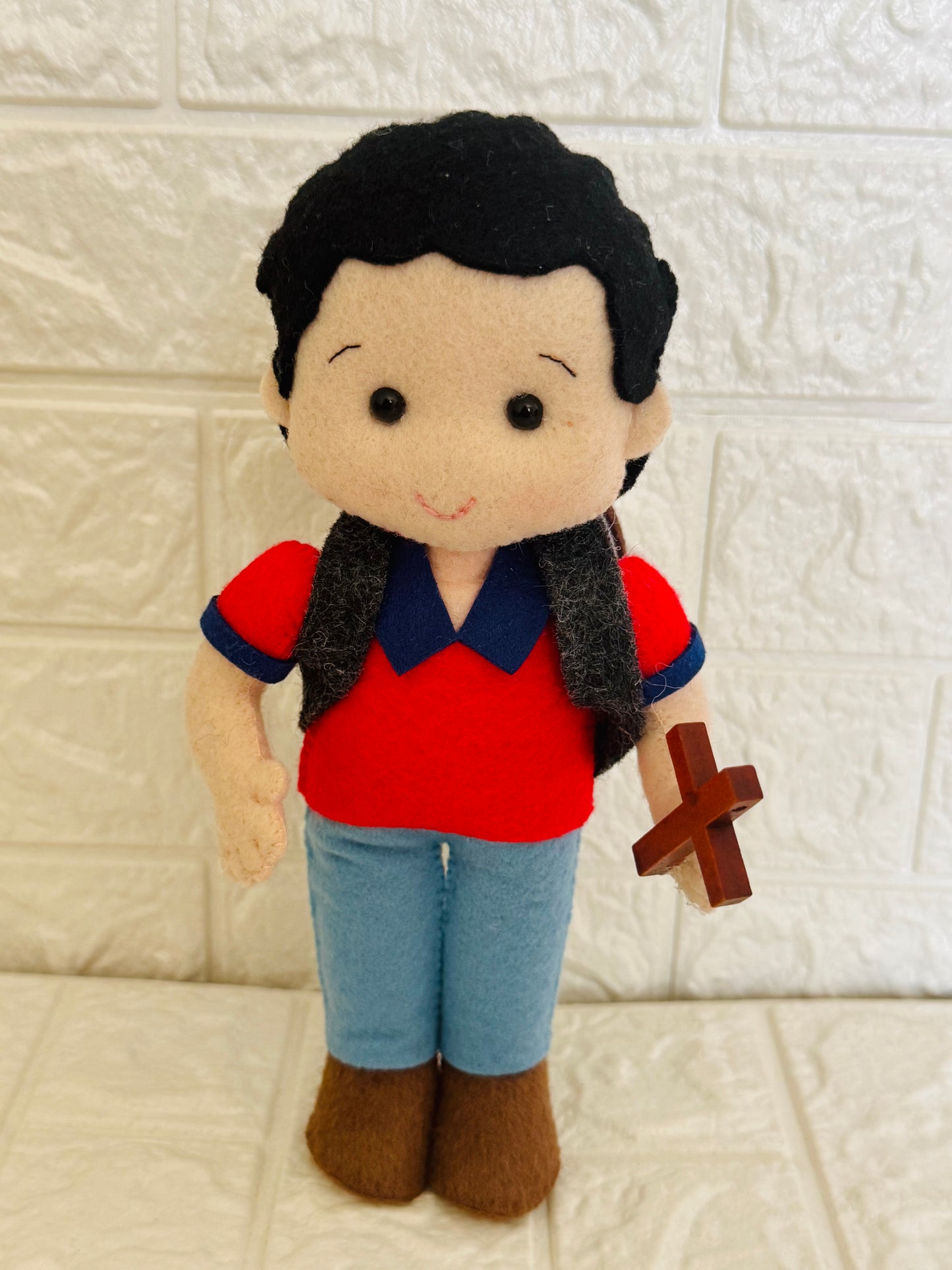 Saint Carlos Acutis Doll