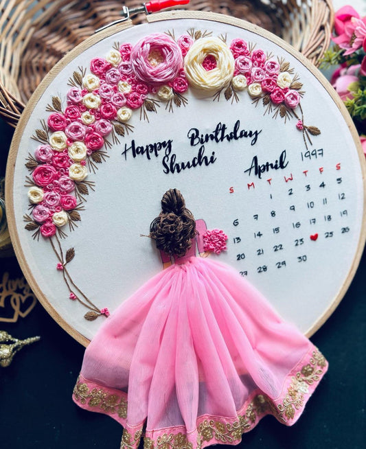 HAnd Embroidered Hoop