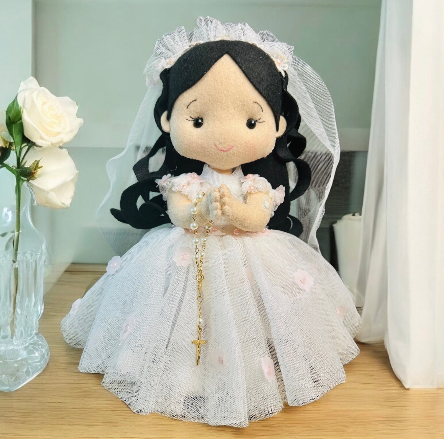 1st communion doll , first communion gift, first communion doll with name, Personalized First communion doll