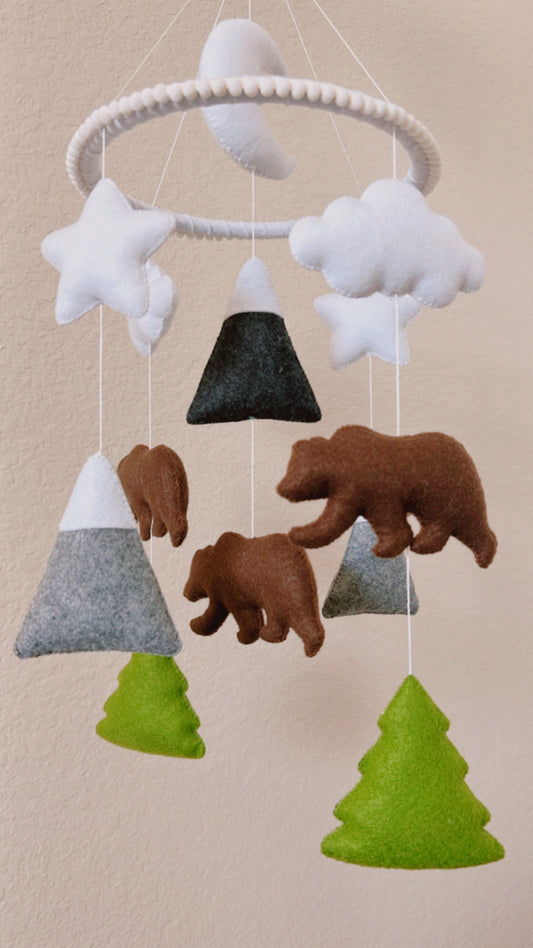 Mountains and bear mobile