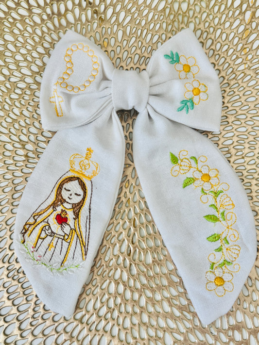 Our Lady of Fathima bow