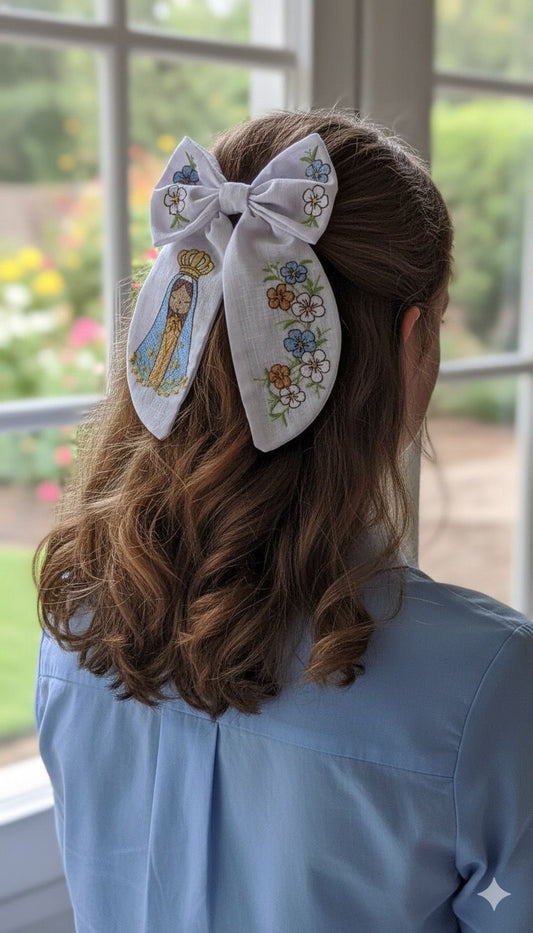 St.Mary Hair Bow - 3