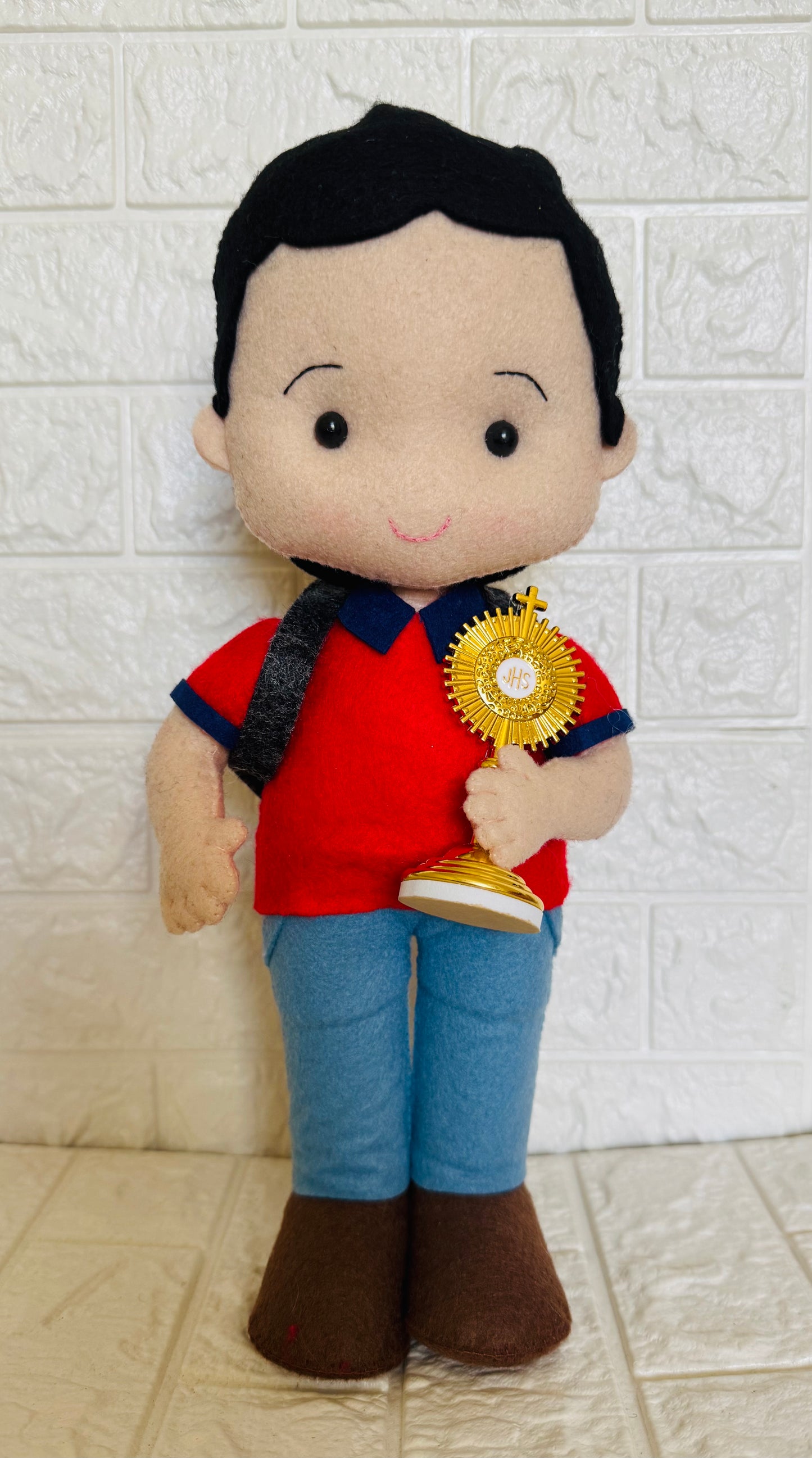 Saint Carlos Acutis Doll