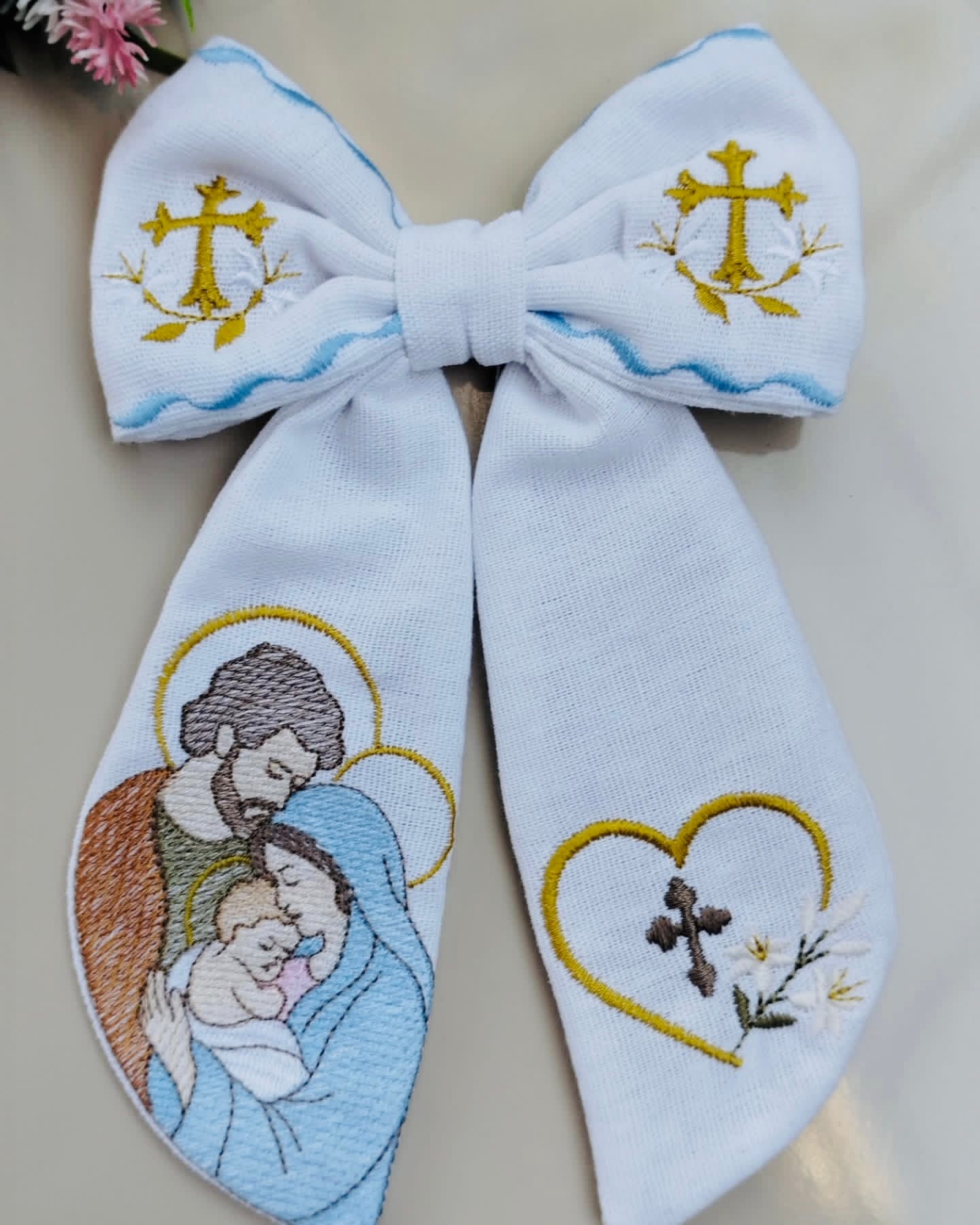 Christmas ( Holy Family ) Bow