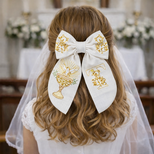 First Communion Bow -4