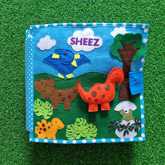 Dino cover toddler /preschool busy book