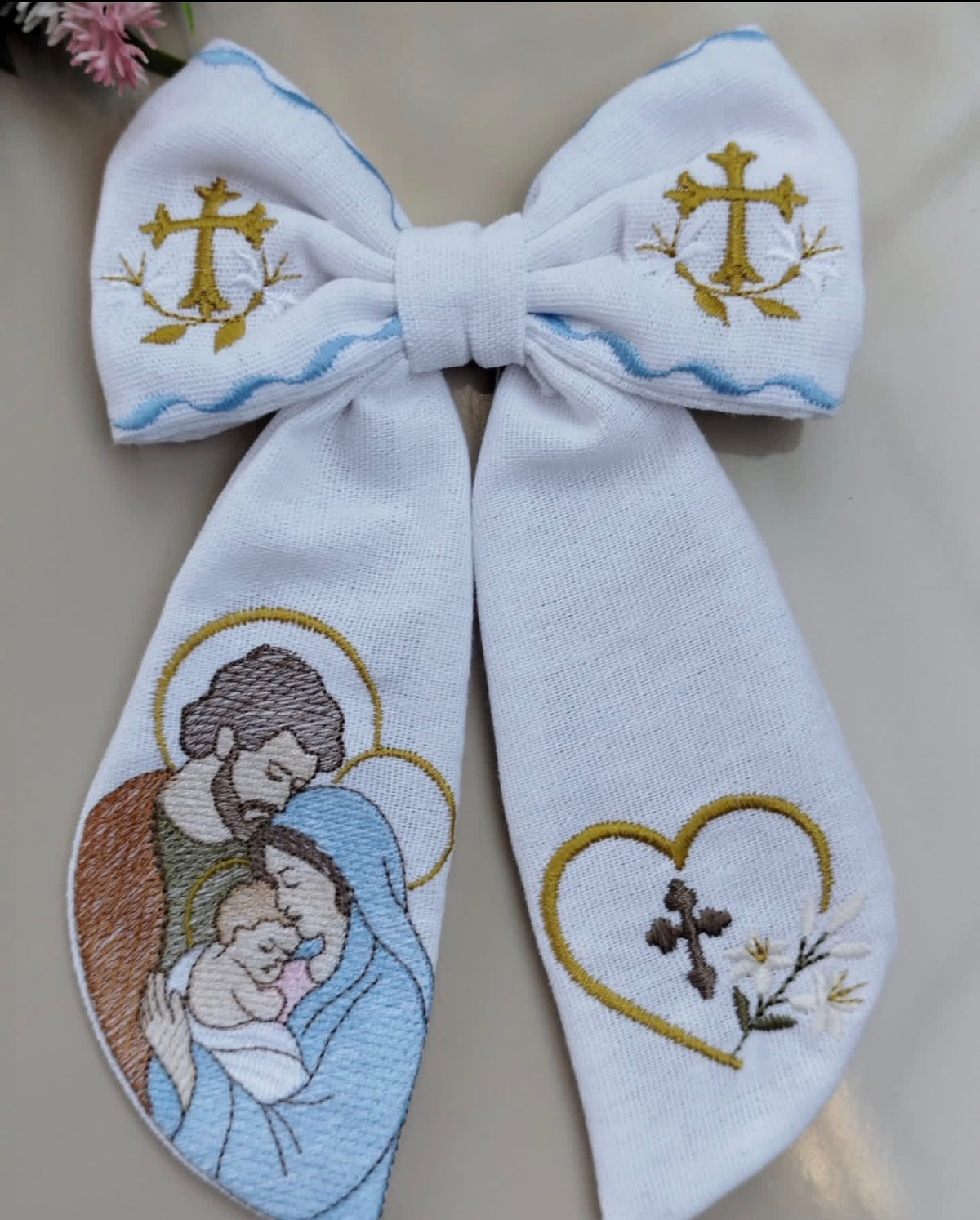 Christmas ( Holy Family ) Bow