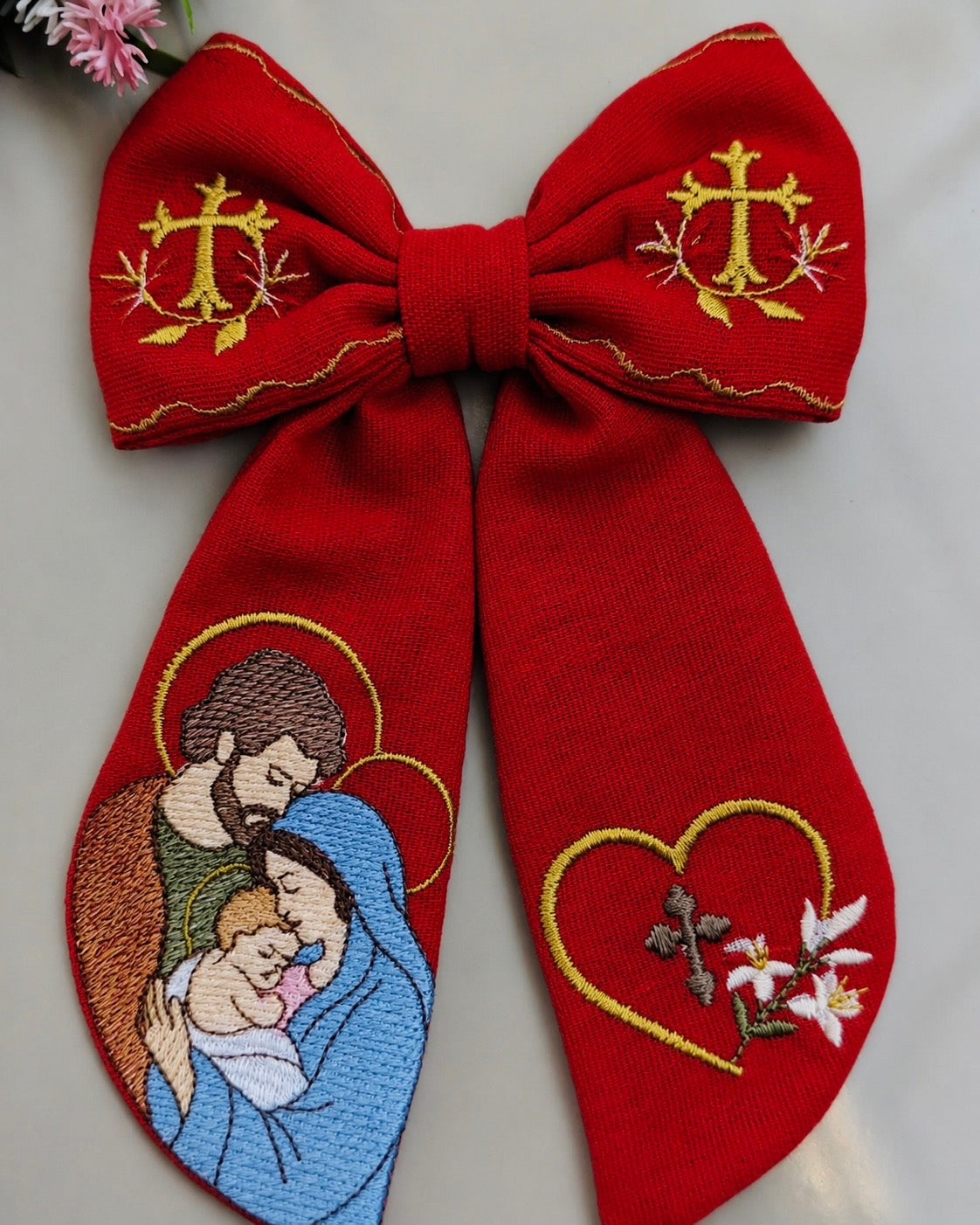 Christmas ( Holy Family ) Bow