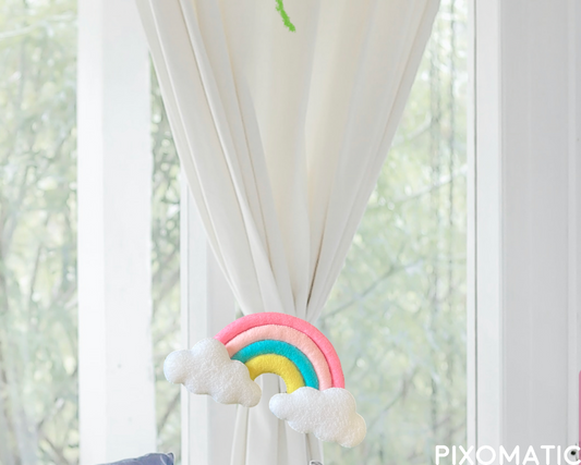 Rainbow Curtain Tiebacks