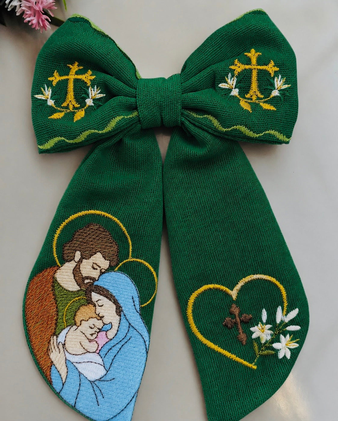 Christmas ( Holy Family ) Bow