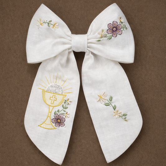 First Communion Bow -3