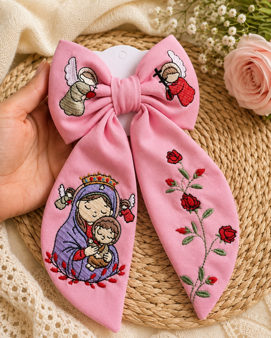 Our Lady of Perpetual Help Hair Bow