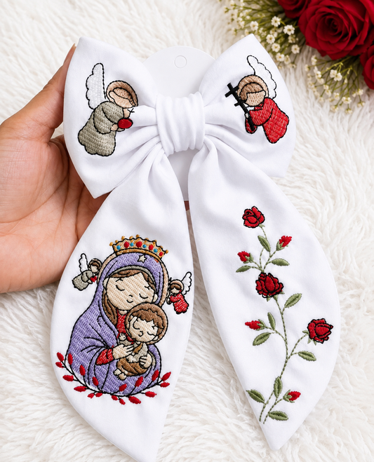 Our Lady of Perpetual Help Hair Bow