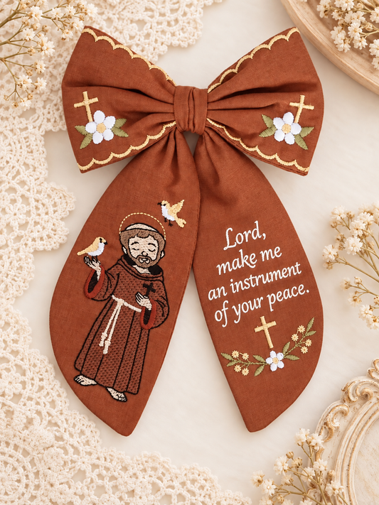 St.Francis Hair Bow