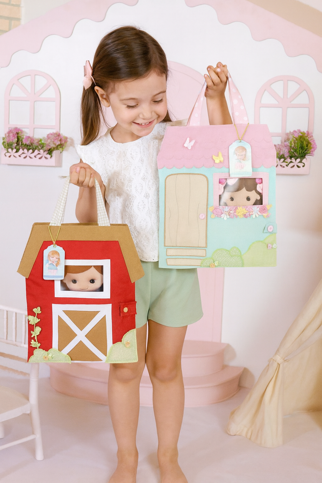 Dolls house and doll set