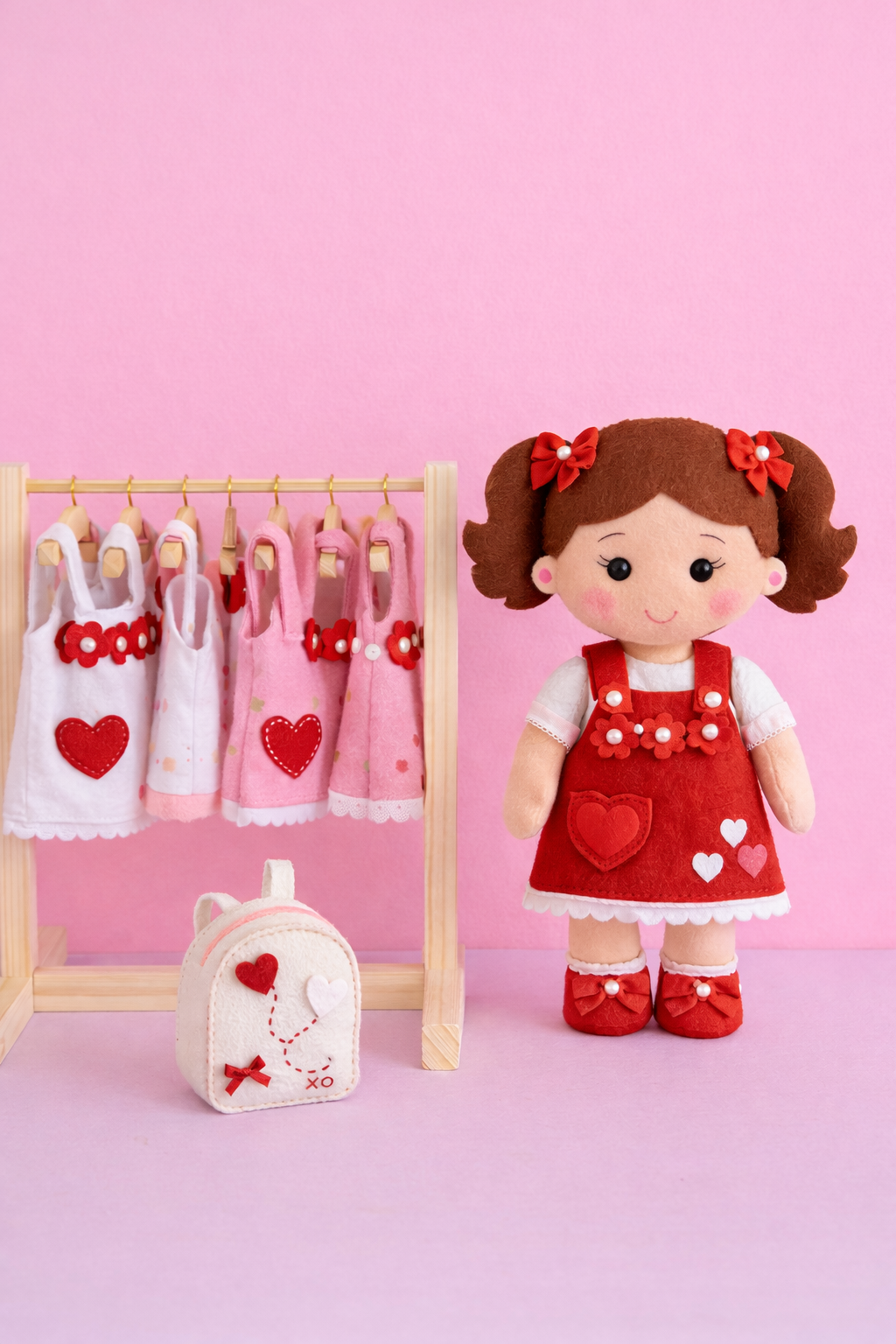 Valentine Doll with Dressing Kit