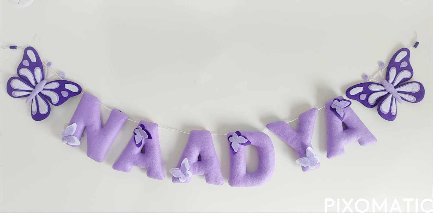 Custom Personalized banner/ name garlands for kids