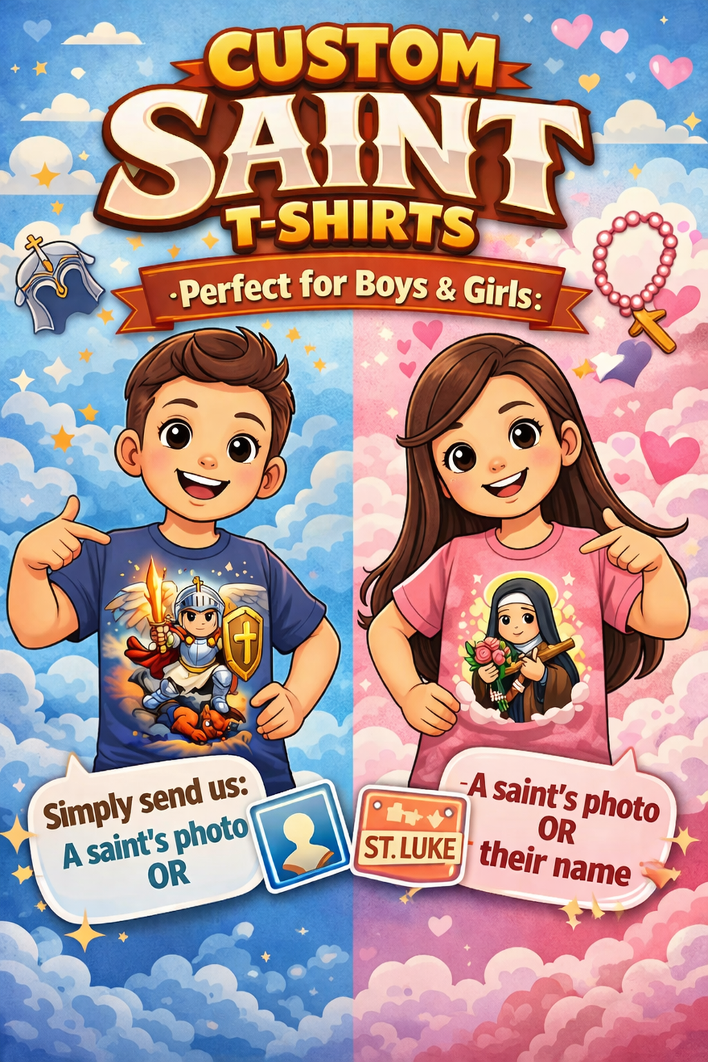 Custom Saint T-shirt