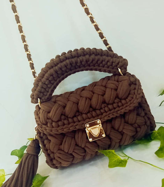 Crochet Luxury handbag/ shoulder bag