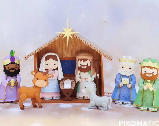 Nativity set