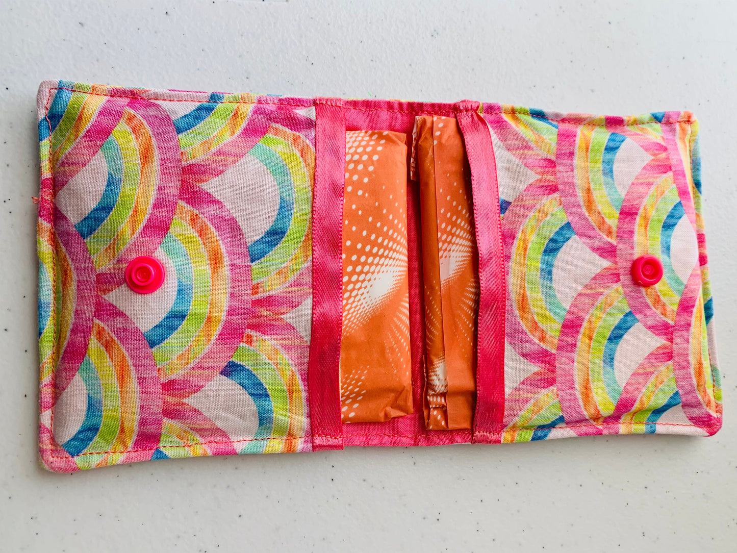 Sanitary Pad Holder, Pouch, Privacy pouch, Case, Sanitary Purse, Feminine Pouch, Toiletry Bag, Girls Gift, School , College, Teen Menstrual