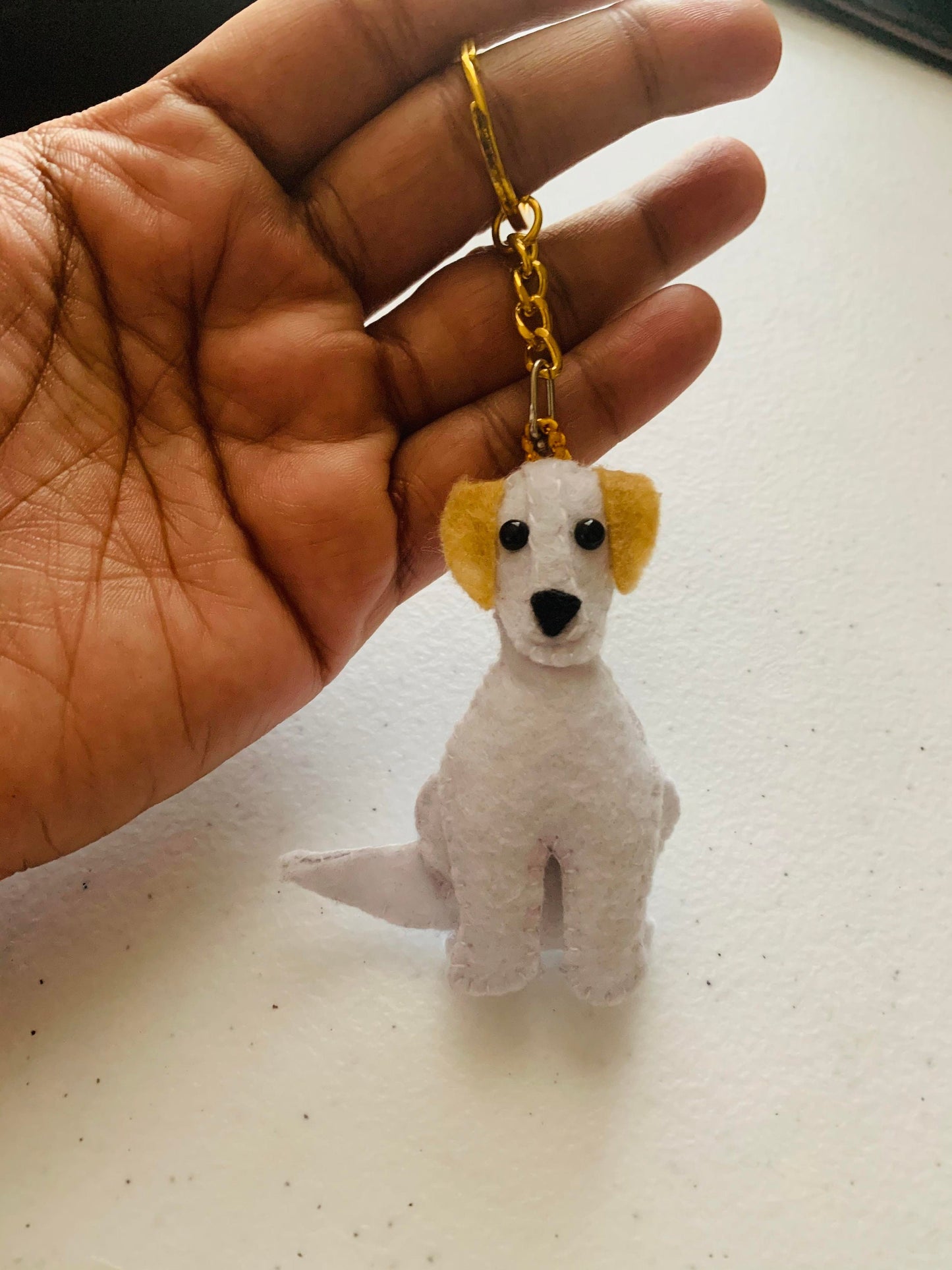 felt puppy dog keychain Felt Dog Ornament - Wool Fair Felt Handmade Christmas