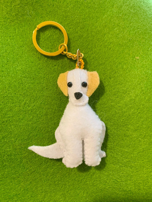 felt puppy dog keychain Felt Dog Ornament - Wool Fair Felt Handmade Christmas