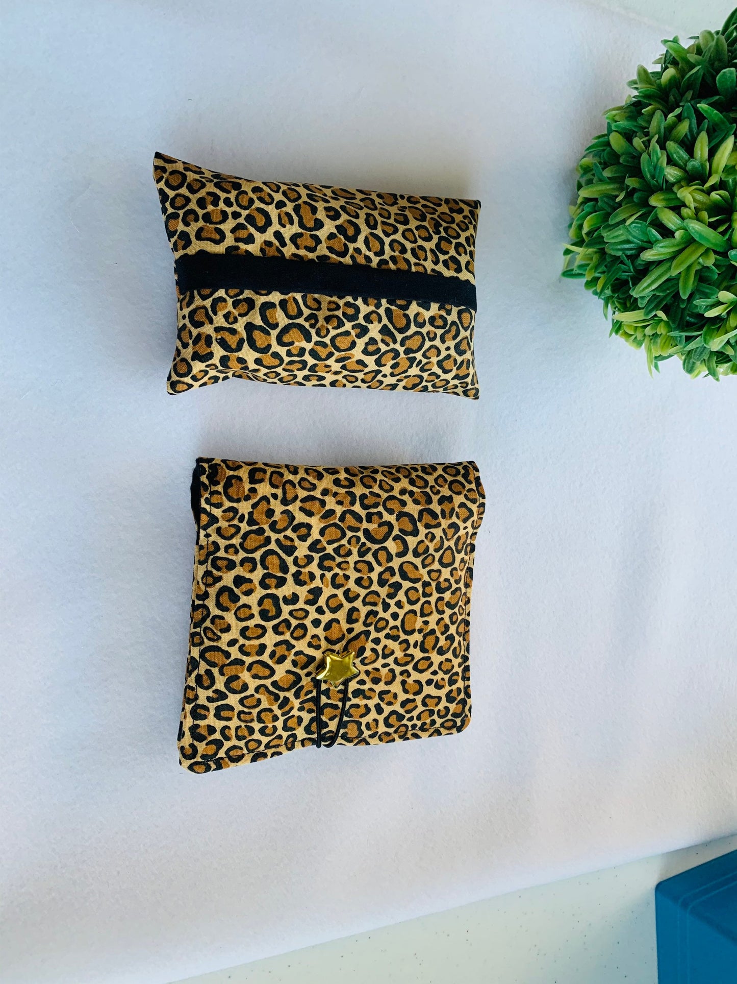 Sanitary Pad Holder, Pouch, Privacy pouch, leopard Purse, Feminine Pouch, Toiletry Bag, Girls Gift, School , College, Teen Menstrual