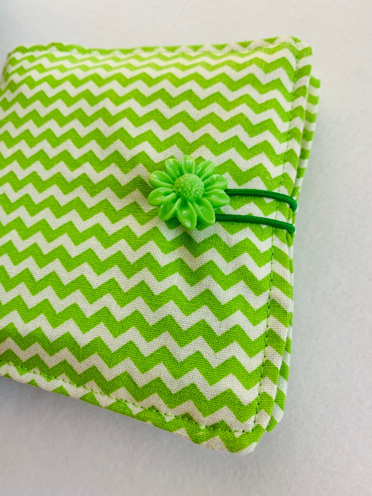 Sanitary Pad Holder, Pouch, Privacy pouch, green Feminine Pouch, Toiletry Bag, School , College, Teen Menstrual