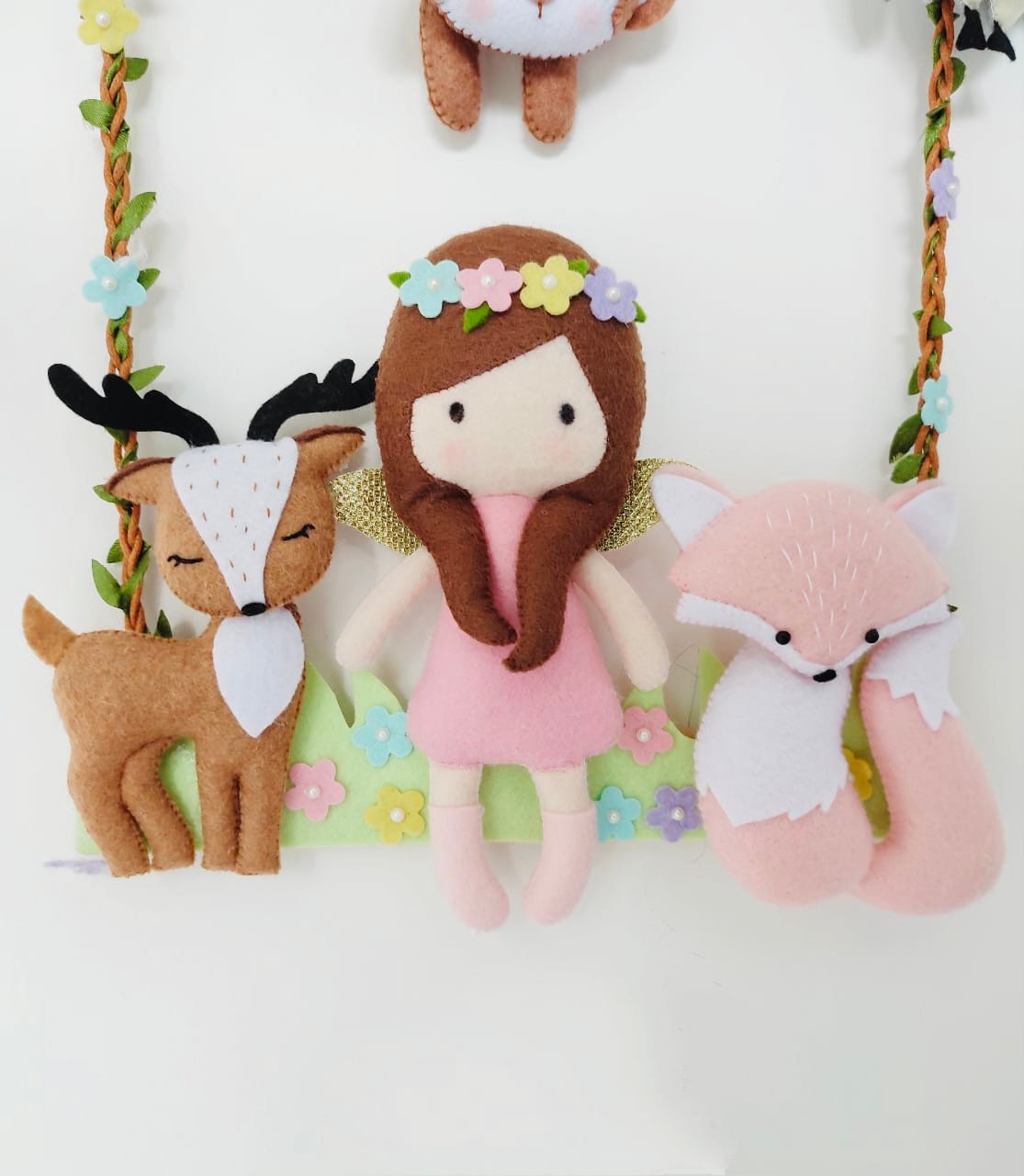 felt woodland animals Custom Name Sign Name Sign Couple Childs Room Door Desk Dorm Name Sign for Nursery Girl Boy Wall Baby Room Decor