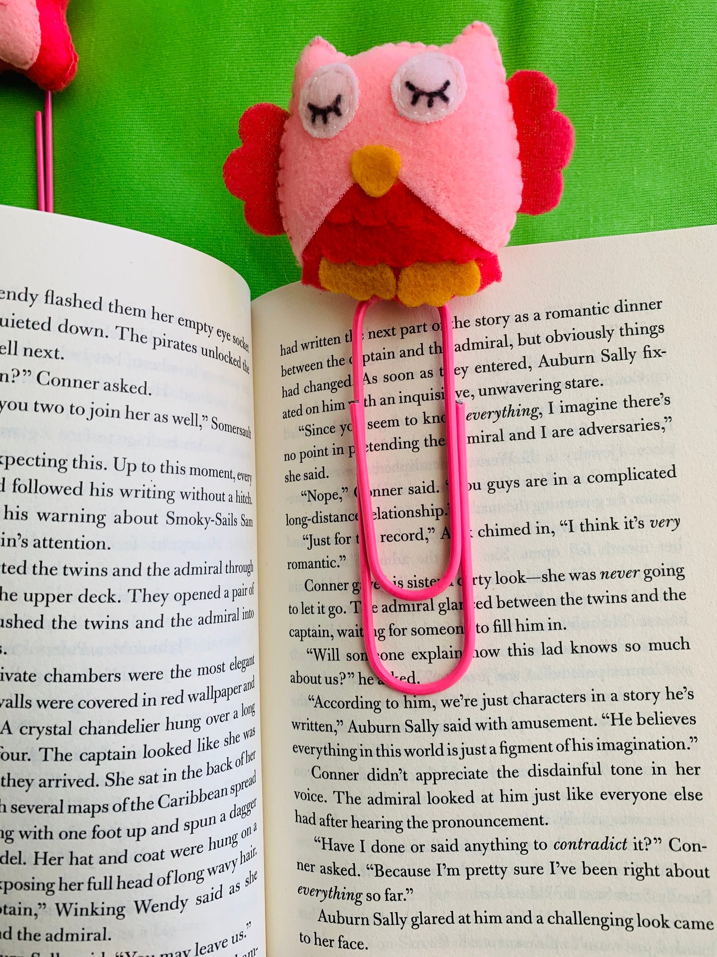 Unicorn owl book marks paper clip book lovers