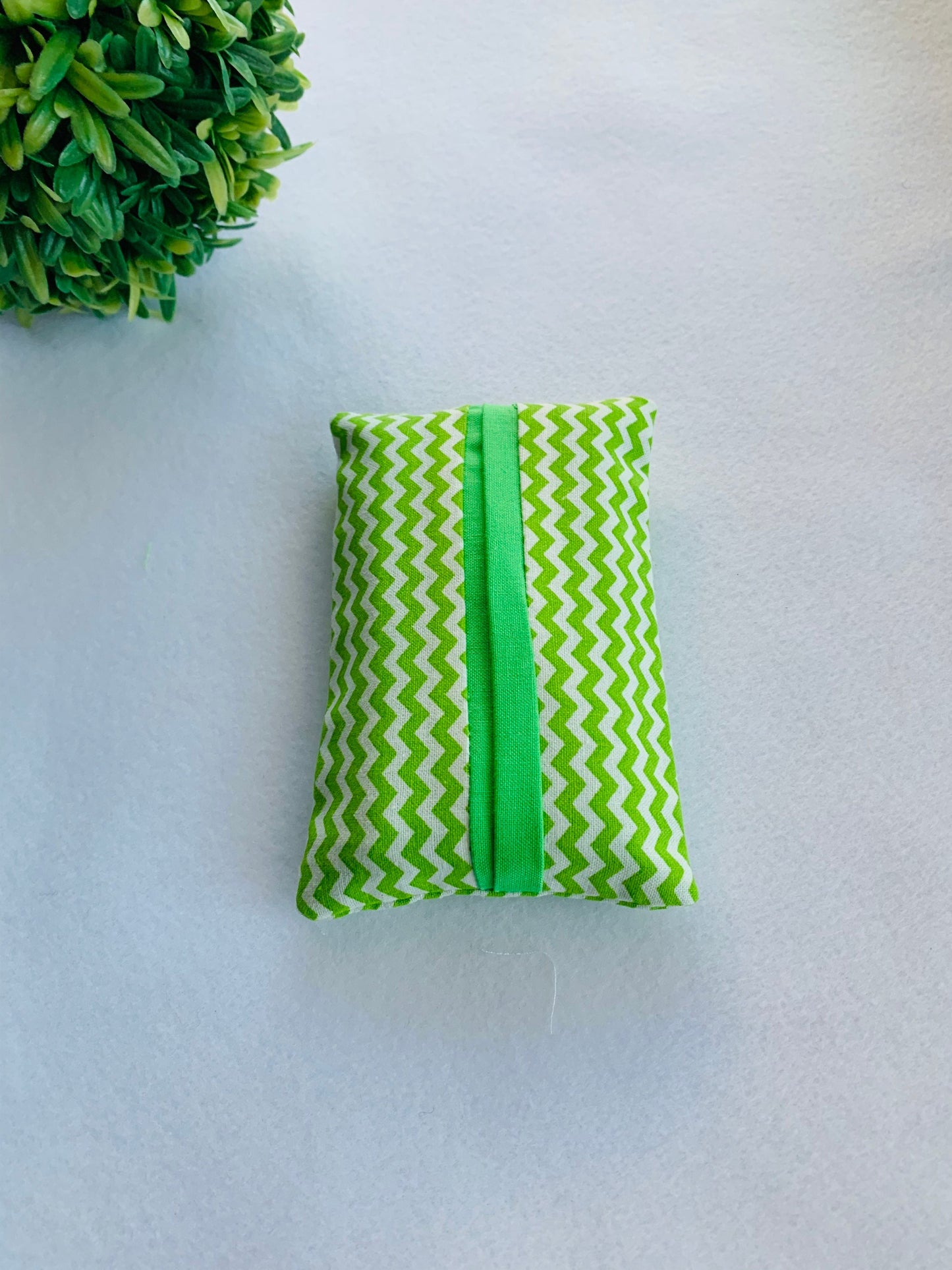 Sanitary Pad Holder, Pouch, Privacy pouch, green Feminine Pouch, Toiletry Bag, School , College, Teen Menstrual