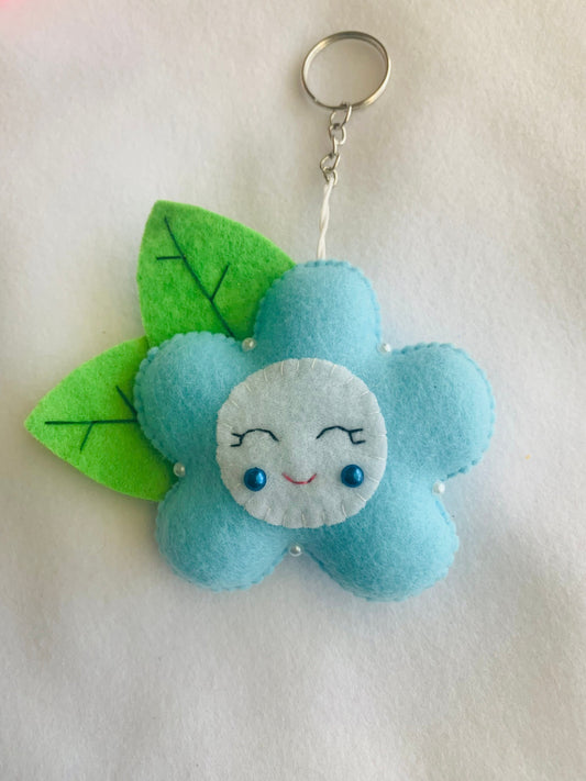 Flower keychain fabric