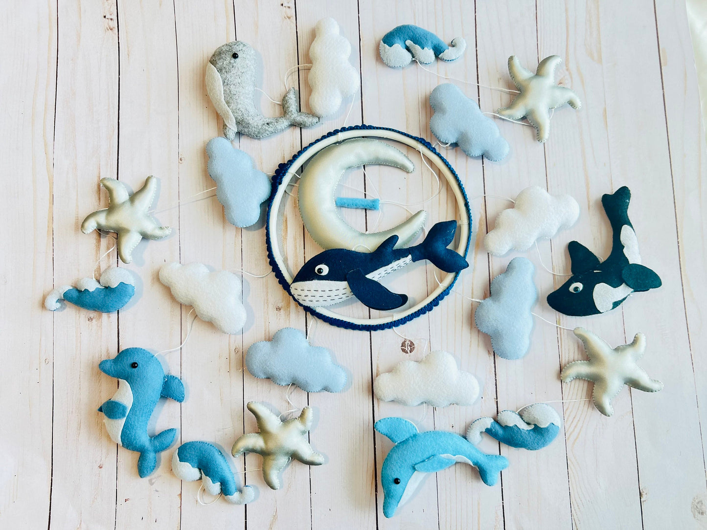 Baby Mobile Ocean, Baby Mobile Boy, Nursery Mobile, Baby Mobile Sea, Mobile whales, Ocean Mobile, nursery mobile, Mobile fish