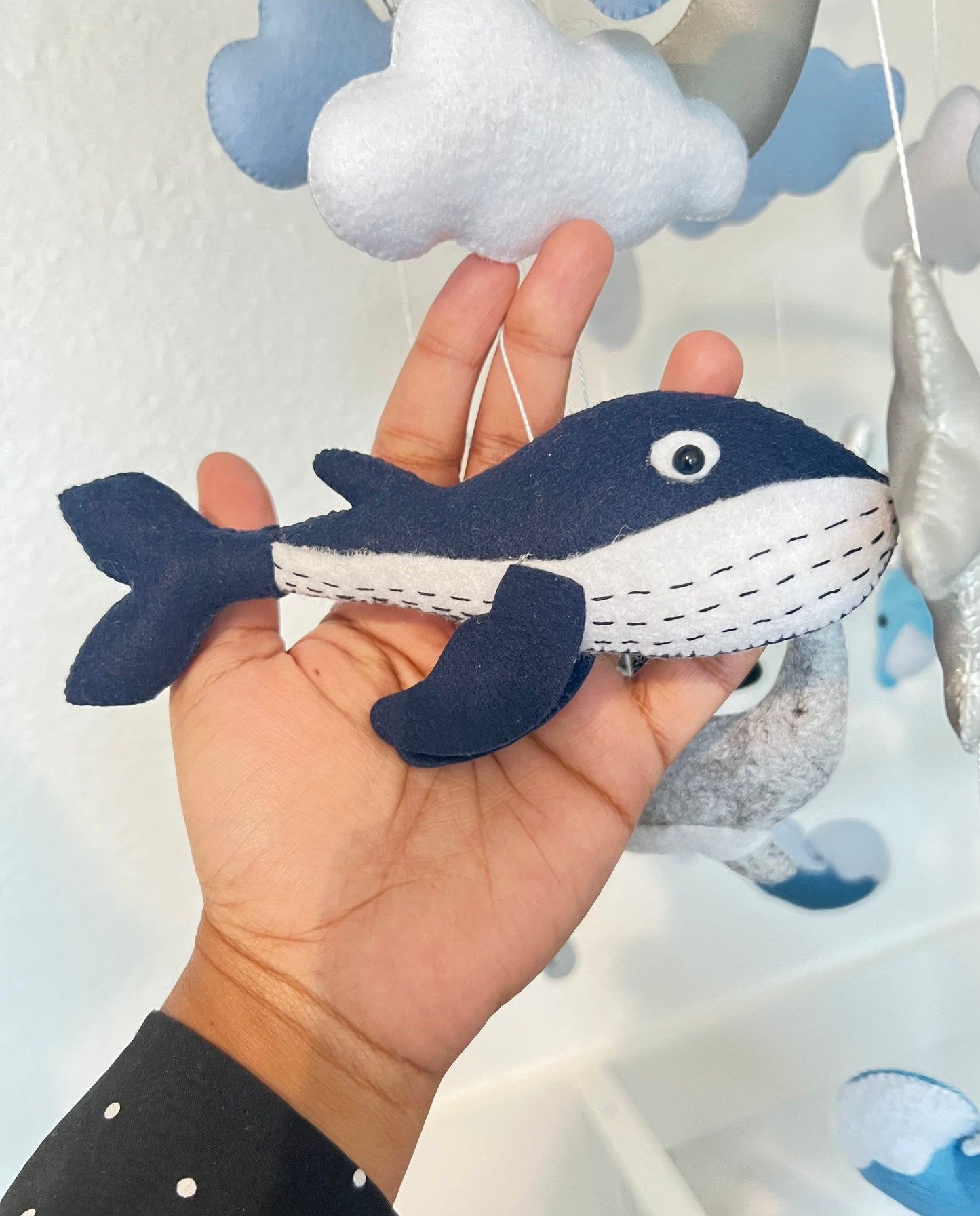 Baby Mobile Ocean, Baby Mobile Boy, Nursery Mobile, Baby Mobile Sea, Mobile whales, Ocean Mobile, nursery mobile, Mobile fish