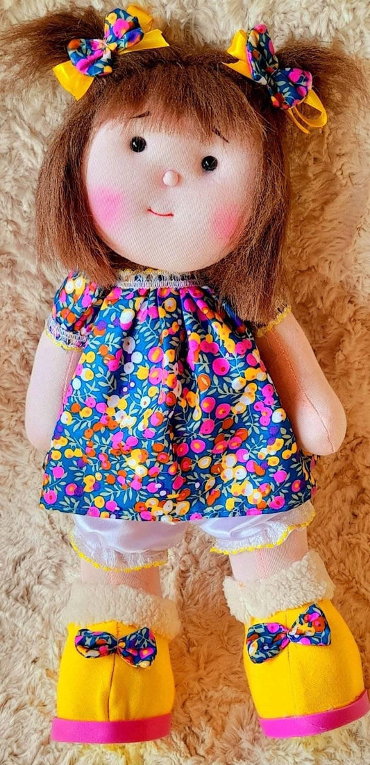 Personalized Cuddle Time Rag Dolls can sit and stand- cloth dolls -Soft Doll For Kids - Custom Baby Doll, Baby Shower Gift, fabric doll