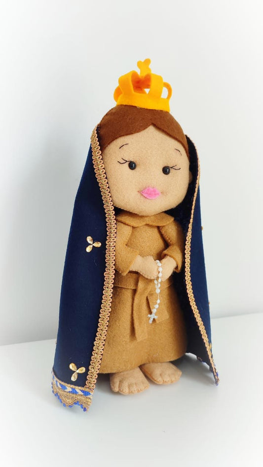 Our Lady of Aparecida, saintdoll, saint Mary doll, Marian doll, saint ornaments, Mother Mary doll, first communion gift, confirmation gift,