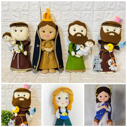 Saint dolls, Catholic gift, customized saint dolls