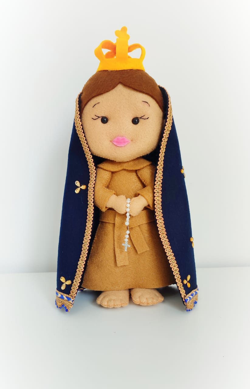 Our Lady of Aparecida, saintdoll, saint Mary doll, Marian doll, saint ornaments, Mother Mary doll, first communion gift, confirmation gift,