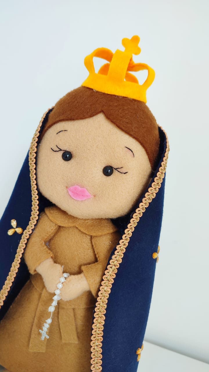 Our Lady of Aparecida, saintdoll, saint Mary doll, Marian doll, saint ornaments, Mother Mary doll, first communion gift, confirmation gift,